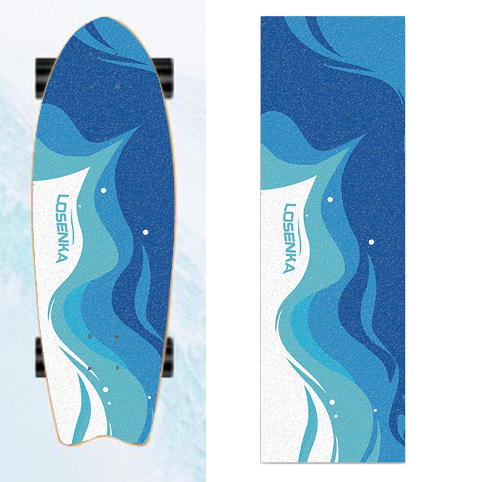 colaxi 3xSkateboard Skate Board Scooter Longboard Tape Grip Waves