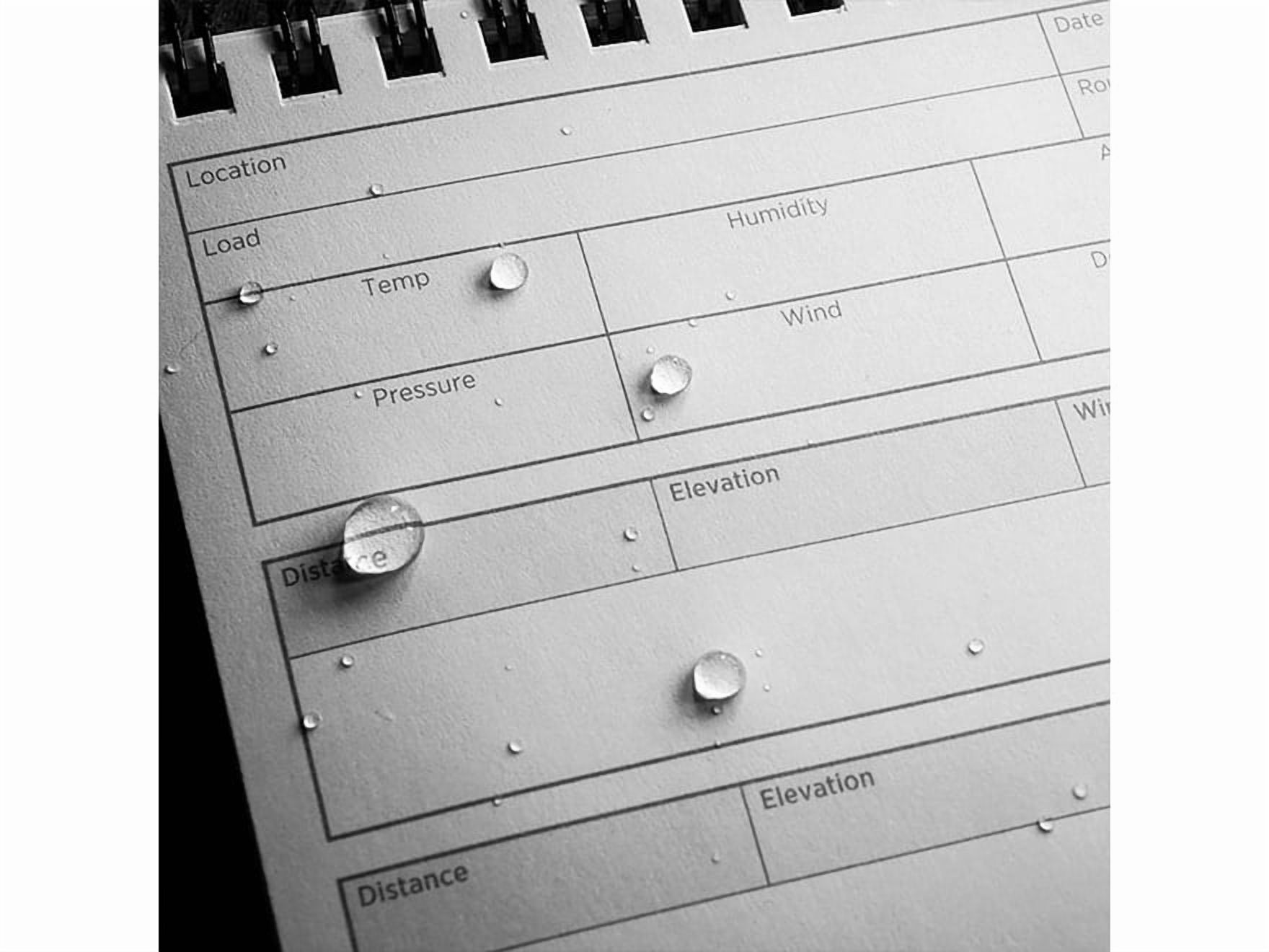 Rite in the Rain D.O.P.E Top Spiral All-Weather Notebook Black