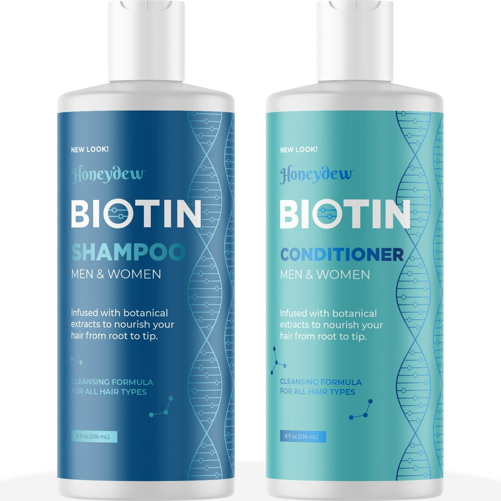 Honeydew Biotin Keratin Shampoo and Conditioner Set for Thinning Hair, 8oz