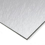 Falken Design Aluminum Composite Brushed Silver 36 in. x 72 in. x 1/8 in.