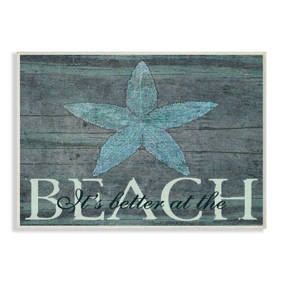 Stupell IndustriesThe Stupell Home Decor It's Better At The Beach StarfishWall Plaqueby Marilu Windvand