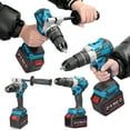 thumbnail image 2 of Yeacher Perceuse Électrique Domestique 120Nm Multifonction 21V 2 Modes de Fonctionnement Contrôle de Vitesse 3 Modes de Travail Régulation Continue de la Vitesse Modes de Rotation Ajustement 20 Vitesses de Couples Mini Tournevis Ajustable, 2 of 8