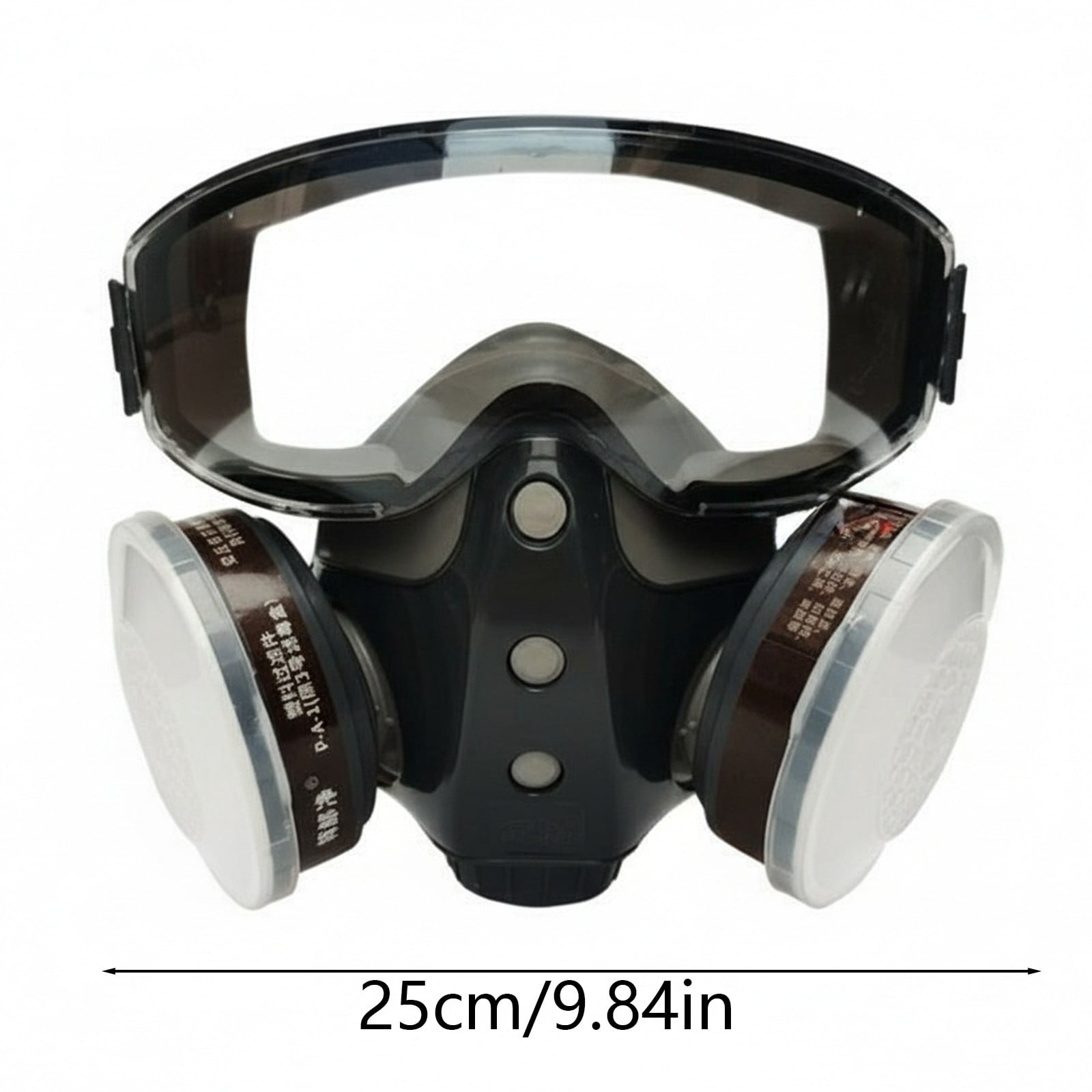 Dust Proof Face Shield with Filters Integrated Protective Mask Anti-Splash Safety Gear