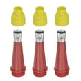 thumbnail image 1 of Unique Bargains 3 Pack 14mm Width Stainless Steel Caulk Nozzle 13.6mm Thread Connect Applicator, 1 of 6