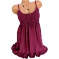 thumbnail image 1 of CAROOTU Robe à Bretelles pour Femmes Mini Débardeur en Dentelle Sans Manches Fête Été Plage Robe Courte Grande Taille, 1 of 8