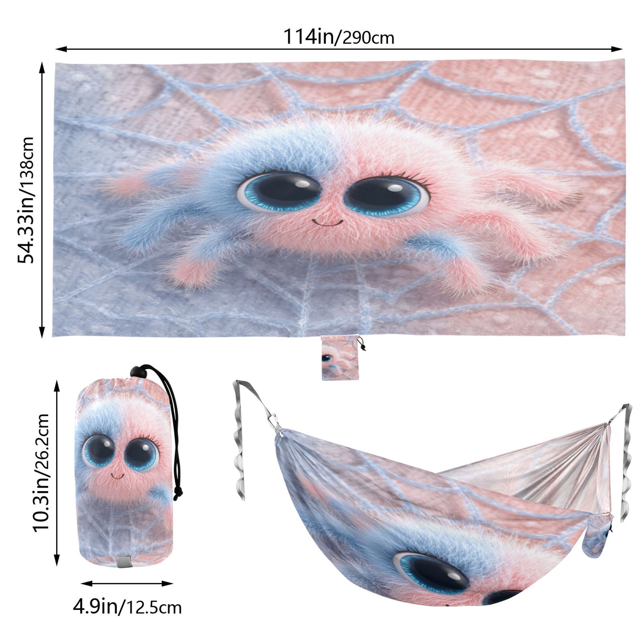 Hammock Camping Hammock Nylon Portable Hammock Travel Camping Hammock Cute Spider
