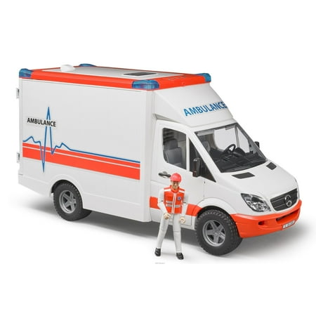 bruder 02536 mb sprinter ambulance with driver vehicle