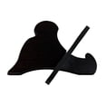 thumbnail image 1 of Almencla Skateboard Rack Black High Performance Easy Assembly Garage Gift Accessories Style D, 1 of 8