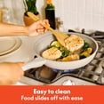 thumbnail image 6 of 7 Piece Cookware Set with EverGood Ceramic Nonstick Coating, Dishwasher Safe, Oven Safe, All Stovetops Compatible, Glass Lids with Silicone Rims, Cool Touch Handles, 6 of 7