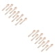 thumbnail image 3 of Moyic Cucharas pequeñas de de 10 piezas, utensilios para niños, herramientas de comedor, utensilios para Bar, cucharadita, condimentos de Type4 NO4, 3 of 6