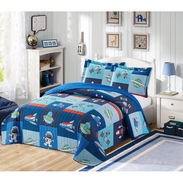 Hey guys whilst we were in la recently we collaborated with the stokes twins and filmed a fun yoga challenge :d we decided that the older twins would go up. golden linens twin size kids bedspread quilts throw blanket for teens boys bed printed bedding coverlet multicolor navy blue astronaut in space
