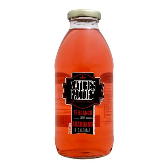 Té blanco Nature's Factory sabor arándano sin azúcar 485 ml