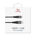 thumbnail image 4 of Cable Datos WILD FLAG Micro USB Universal 1.2m NEGRO Wild Flag Micro USB Universal, 4 of 4