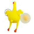 thumbnail image 3 of Funny Squishy Toys Chicken and Eggs Stress Relieve Laying Hens Crowded Stress Ball Keychain&nbsp;Novelty Spoof Tricky Funny Gadgets Toys, 3 of 8