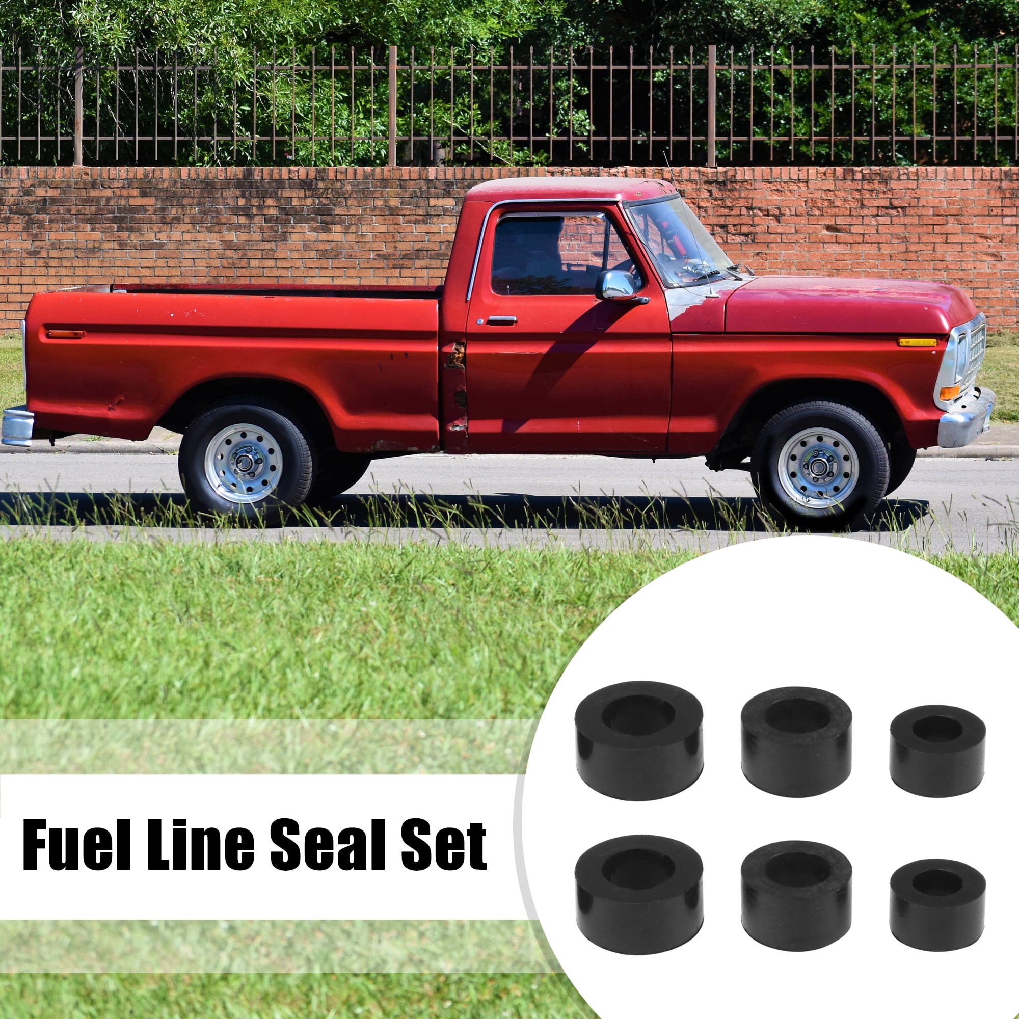 Unique Bargains Rubber Diesel Fuel Line Set for Ford Diesel 1999-2003