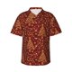 thumbnail image 1 of Fotbe Christmas Tree On A Red Background Camisa Hawaiana para Hombre Unisex – Camisa Casual de Verano con Botones de Manga Corta de Algodón y Lino,X-Large, 1 of 7