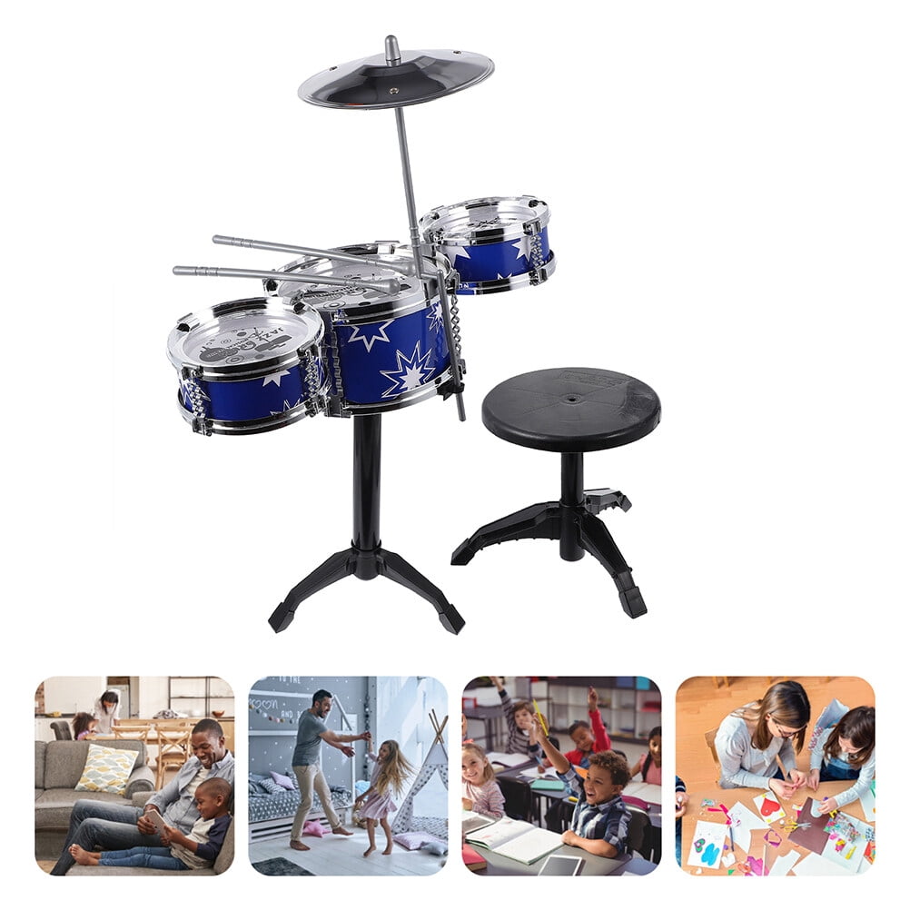 1 Set Children Drum Set Beginners Practice Drum Simulation Drum Set For Kids