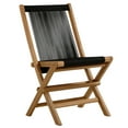 thumbnail image 4 of Ensemble de 4 Chaises Pliantes Vienna en Noir Naturel, 4 of 12