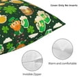 thumbnail image 3 of Yiaed St Patrick's Day10 Print Pillow Covers Super Soft Decorative Square Throw Pillow Covers Case Cushion Covers for Sofa Couch Bedroom Car Decor（No pillow core）-26"x26", 3 of 7