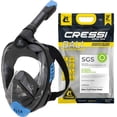 thumbnail image 1 of Máscara de snorkel integral Cressi Bali negro/azul L/XL, 1 of 7