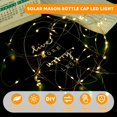 thumbnail image 2 of OUSITAID 8PCS Solar Jar Lights 9.84ft 30LED IP44 Waterproof Solar Jar String Lights Lid Flexible Fairy Jar Lids String Lights Auto On/Off, 2 of 8