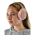 thumbnail image 2 of C.C Soft Winter Warm Adjustable Headband Ear Warmer Earmuffs, Rose, 2 of 3