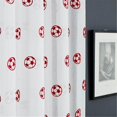 thumbnail image 1 of Football Pattern Embroidered Tulle Curtains For's Room zhangyuxiang LED, 1 of 2