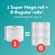 thumbnail image 3 of Papel higiénico Angel Soft 6 rollos Super Mega de 2 capas, suave, 3 of 9