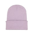 thumbnail image 1 of Beanie Elastic Warm Woolen Yarn Roll up Edge Skull Cap for Spring, 1 of 11