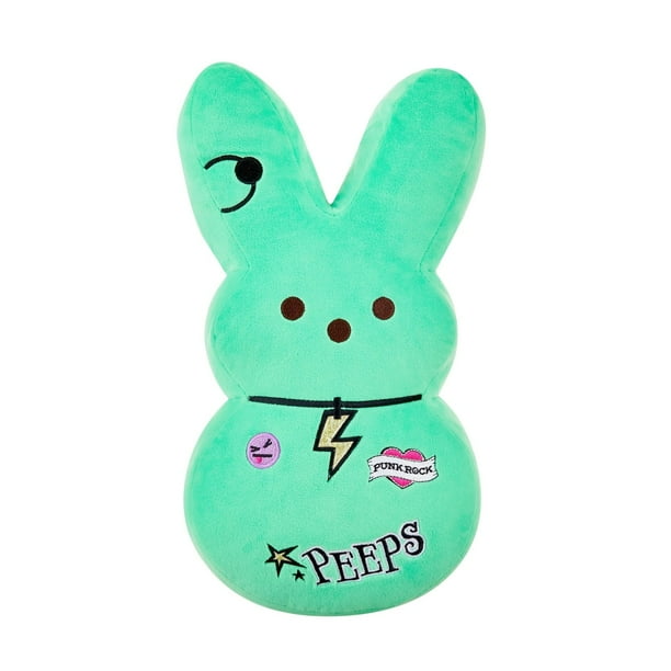 Peeps de peluche y juguetes de conejo de Pascua de animal de peluche 20cm, Conejos de Pascua decorativos, juguetes para rellenar cestas de Pascua muñecas. Verde #75
