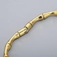 thumbnail image 5 of Stainless Steel Bamboo Style Classic Plain Open Clasp Bangle Bracelet, 5 of 5