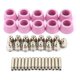 thumbnail image 4 of Juego de 40 piezas de kit de máquina de corte por plasma, kit de cubierta protectora de boquilla de electrodo adecuado para AG60 SG rosa, rosa, 4 of 5