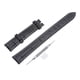 thumbnail image 1 of Correa de reloj de piel de vaca Unique Bargains 13mm Negro con Resorte y barras, 1 of 6