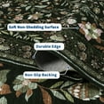 thumbnail image 4 of HOMERRY Floral Print Non Slip Area Rug 9' x 12' for Living Room Washable Indoor Carpet, Dark Green, 4 of 5