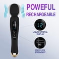 thumbnail image 2 of Cordless Wand Massager – Powerful Hand Held Back Massager Stick with 12 Vibration Modes, Rechargeable Personal Massager for Deep Relaxation & Full Body Comfort at Home or Travel, Black, 2 of 7