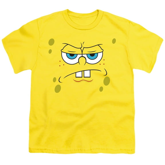Spongebob Angry Face Unisex Youth T Shirt