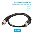thumbnail image 6 of Steren Premium 75ft RG8X UHF Coaxial Cable - CB Antenna Cable with 50 Ohm for High-Powered Radio Applications, 6 of 7