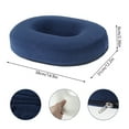 Jetcloudlive Ergonomic Memory Foam Donut Ring Cushion for Medical, Surgical Use, and Heavy