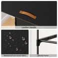 thumbnail image 5 of Tomnk 6-Tier Shoe Rack with Dustproof Cover, Portable Nonwoven Fabric Shoe Storage Shelf for Closet, Hallway, Bedroom, Entryway, Black, 5 of 8