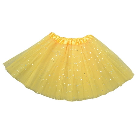 

Toddler Kids Baby Girls Baby Tulle Star Sequins Princess Tutu Skirt Outfits