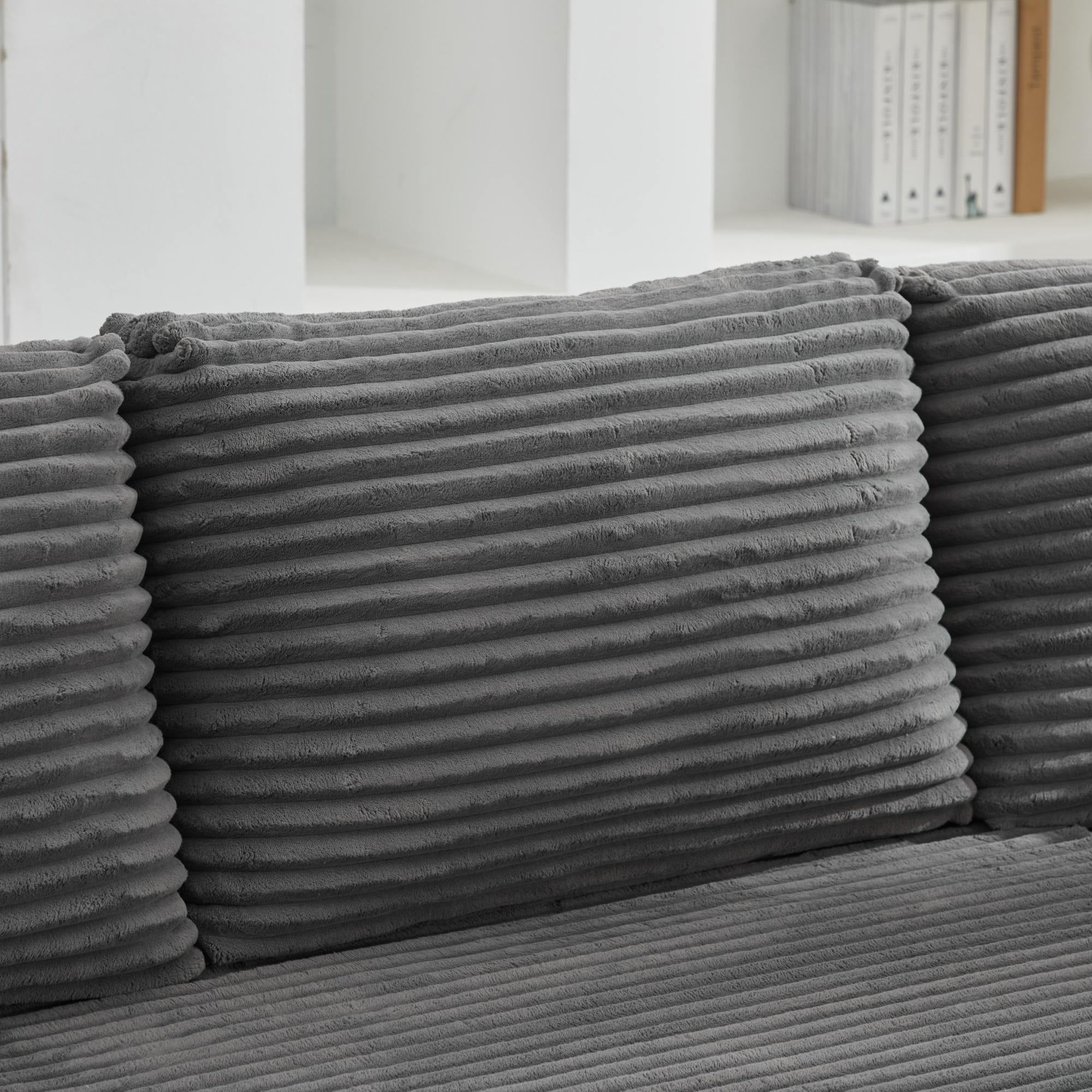 MAYEERTY Modular Sectional Single Seat - Gray, Extends L/U-Shaped Sofa