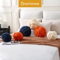 thumbnail image 3 of Knot Pillow Ball Plush - Decorative Throw Pillows for Bed Stress Relief, Round Knot Cushion for Sofa Decor Pet Toy, Navy 8 inch, 3 of 10