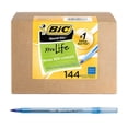 thumbnail image 1 of BIC Stylo-Bille Rond STC Xtra Life, Pointe Moyenne (1,0 mm), Bleu, Lot de 144, 1 of 7