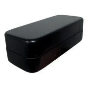 GATYZGEAR Black Large Rectangular Glasses Case with Velvet Interior