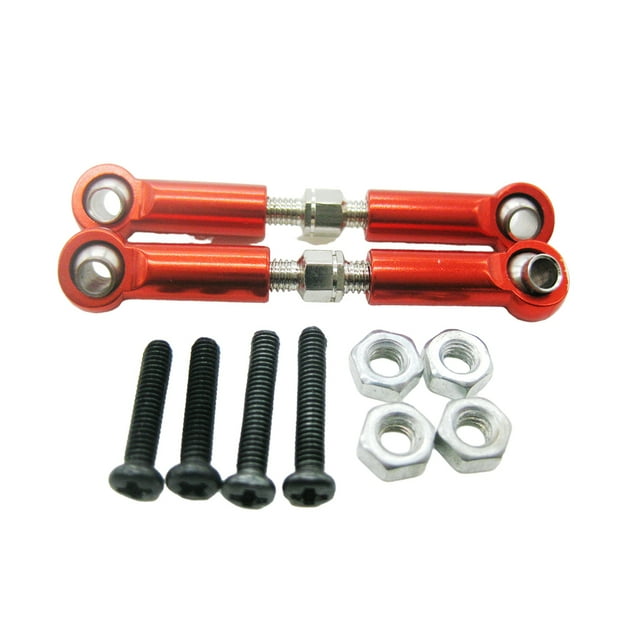 Enlace delantero/trasero Bewildely 42-52 mm para 1/14 LC Alto rendimiento rojo Type1 NO1