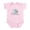 Petal Pink, variant on CafePress - Stork Baby Argentina USA Infant Bodysuit - Baby Light Bodysuit, Size Newborn - 24 Months