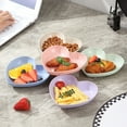 thumbnail image 5 of Home Use Bone Spit Plate Snack Dish Fruit Bowl Cake Plate Multi-purpose Tableware Set with Storage Base Kitchen Dining Utility Dishes, 5 of 5