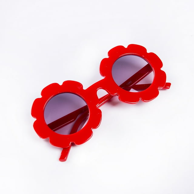 Lunettes Rétro Vintage Unisexes pour Enfants, Lunettes de Soleil Aviateur à Verres Miroir
