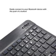 thumbnail image 3 of Amazon Fire HD 8 (2017) Keyboard, BoxWave [SlimKeys Bluetooth Keyboard] Portable Keyboard with Integrated Commands for Amazon Fire HD 8 (2017) - Jet Black, 3 of 9