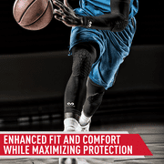 McDavid Hex Knee Pads Compression Leg Sleeve for Basketball, Volleyball, Weightlifting, and More - Pair of Sleeves